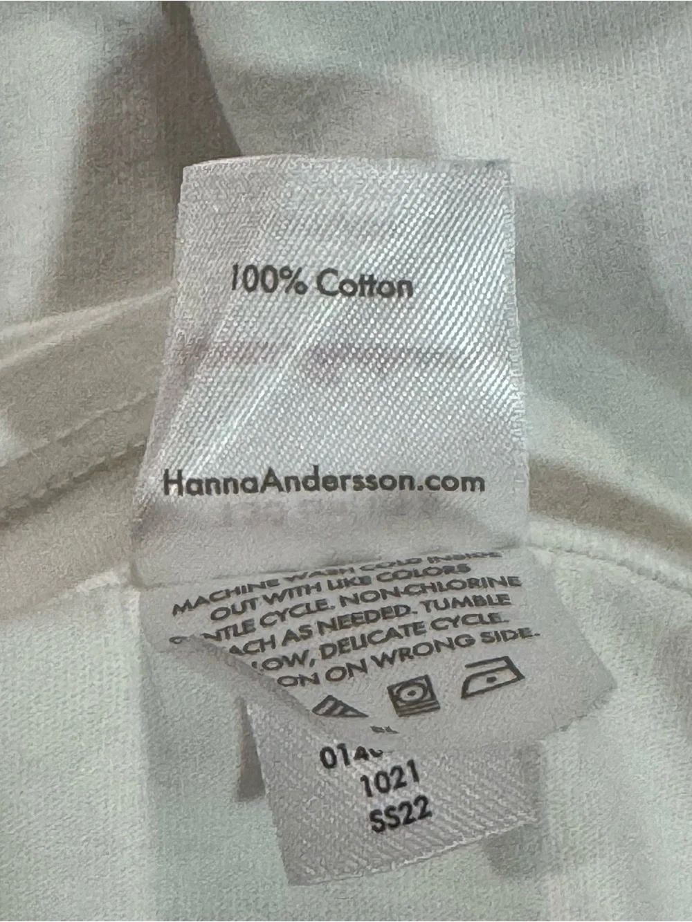 Hanna Andersson Girls Size 8 Rainbow Sunburst Graphic Tee White 100% Cotton - Picture 4 of 4